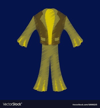 Flat shading style icon clothes mens suit vector image