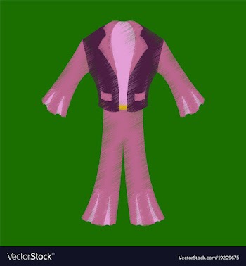 Flat shading style icon clothes mens suit vector image