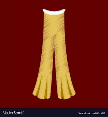 Flat shading style icon clothes pants vector image