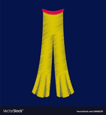 Flat shading style icon clothes pants vector image