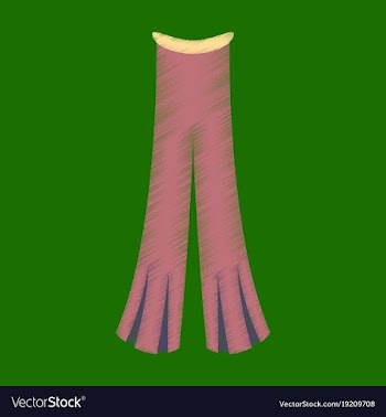 Flat shading style icon clothes pants vector image