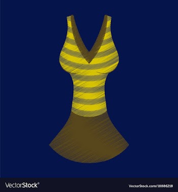 Flat shading style icon clothes summer dress vector image