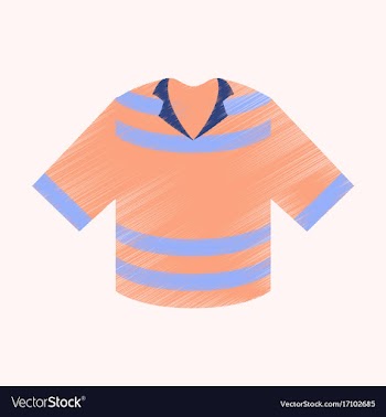 Flat shading style icon clothes t-shirt vector image