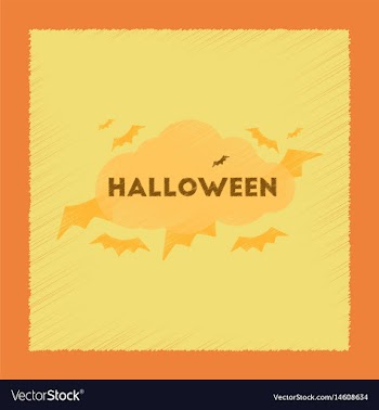 Flat shading style icon cloud bats vector image