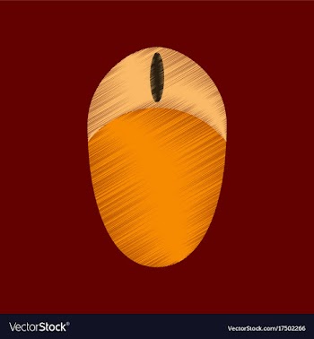 Flat shading style icon computer mouse vector image