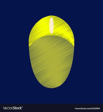 Flat shading style icon computer mouse vector image