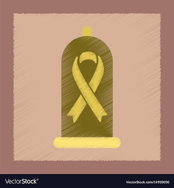 Flat shading style icon condom contraceptive vector image