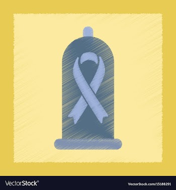 Flat shading style icon condom contraceptive vector image