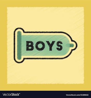 Flat shading style icon condom contraceptive vector image