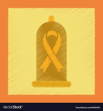 Flat shading style icon condom contraceptive vector image