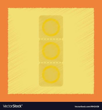 Flat shading style icon condom contraceptive vector image