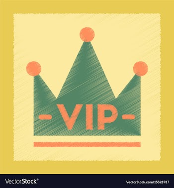 Flat shading style icon crown royal vector image