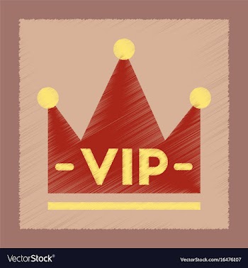 Flat shading style icon crown royal vector image