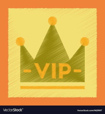 Flat shading style icon crown royal vector image