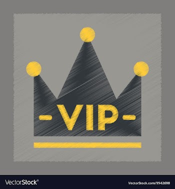 Flat shading style icon crown royal vector image