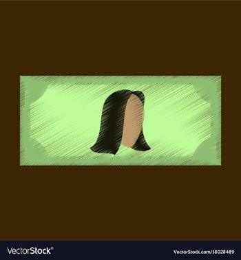 Flat shading style icon currency cash vector image