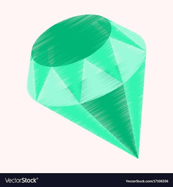 Flat shading style icon diamond expensive jewelery vector image