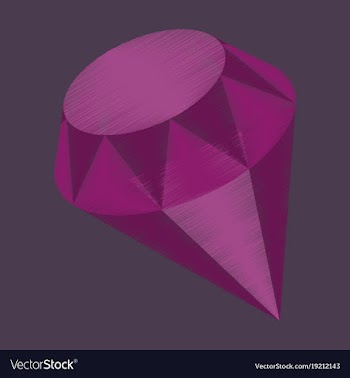 Flat shading style icon diamond expensive jewelery vector image