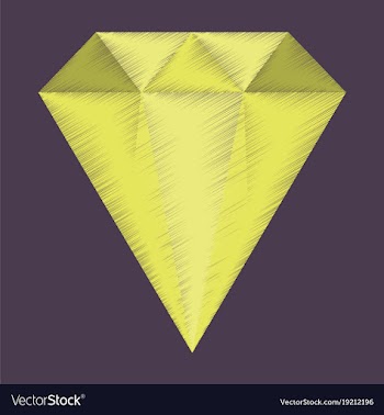 Flat shading style icon diamond expensive jewelery vector image