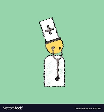 Flat shading style icon doctor with stethoscope vector image