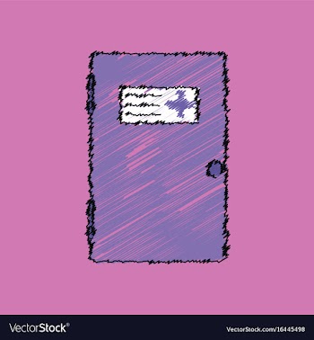 Flat shading style icon doctors door vector image