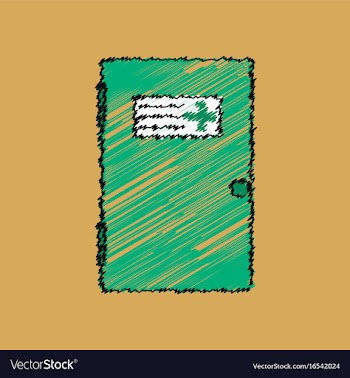 Flat shading style icon doctors door vector image