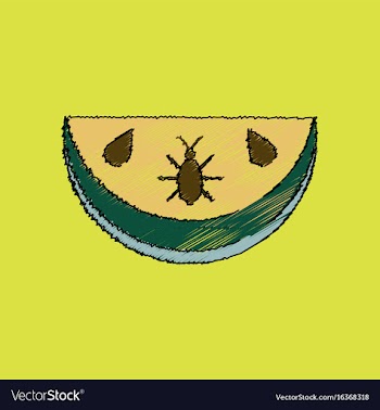 Flat shading style icon earth layers vector image