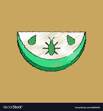 Flat shading style icon earth layers vector image