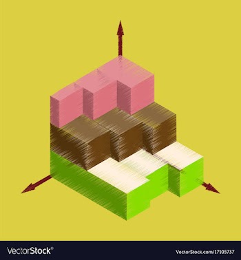 Flat shading style icon economic chart vector image