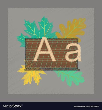 Flat shading style icon education blackboard vector image