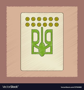 Flat shading style icon emblem ukraine vector image