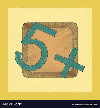 Flat shading style icon exam score excellent vector image