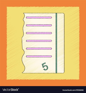 Flat shading style icon exam score excellent vector image
