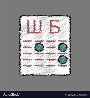 Flat shading style icon eye test with check mark vector image