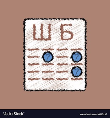Flat shading style icon eye test with check mark vector image