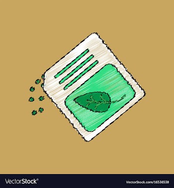 Flat shading style icon fertilizer package vector image