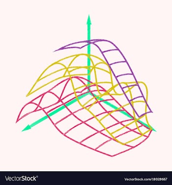 Flat shading style icon financial schedule vector image