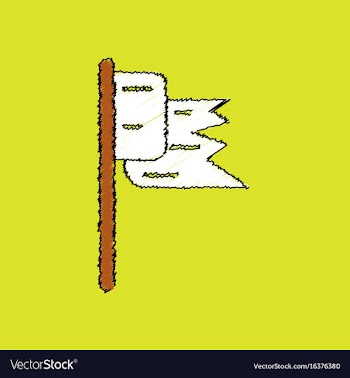 Flat shading style icon flag silhouette vector image