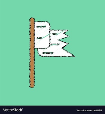 Flat shading style icon flag silhouette vector image