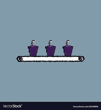 Flat shading style icon flowerpots on shelf vector image