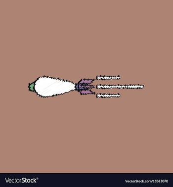 Flat shading style icon flying military shell vector image