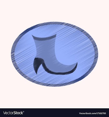 Flat shading style icon footwear women boot vector image