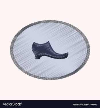 Flat shading style icon footwear women boot vector image