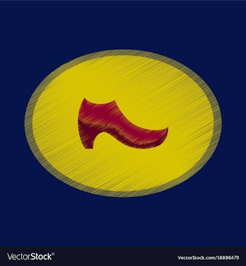 Flat shading style icon footwear women boot vector image