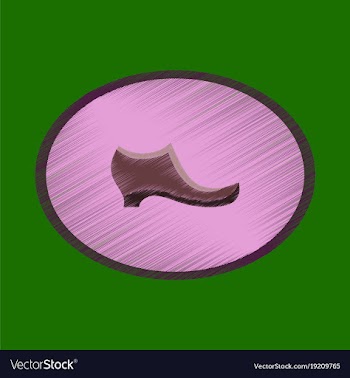 Flat shading style icon footwear women boot vector image