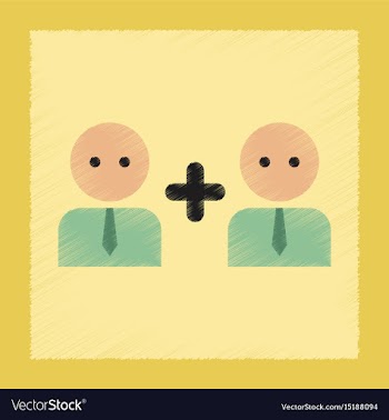 Flat shading style icon gay family vector image