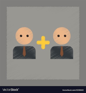 Flat shading style icon gay family vector image