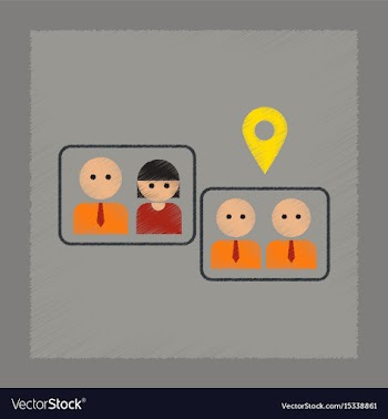 Flat shading style icon gay marriage vector image