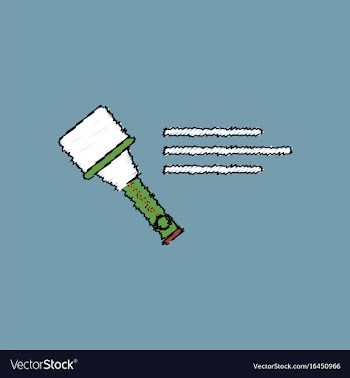 Flat shading style icon german hand grenade thrown vector image