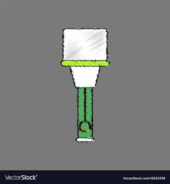 Flat shading style icon german hand grenade vector image